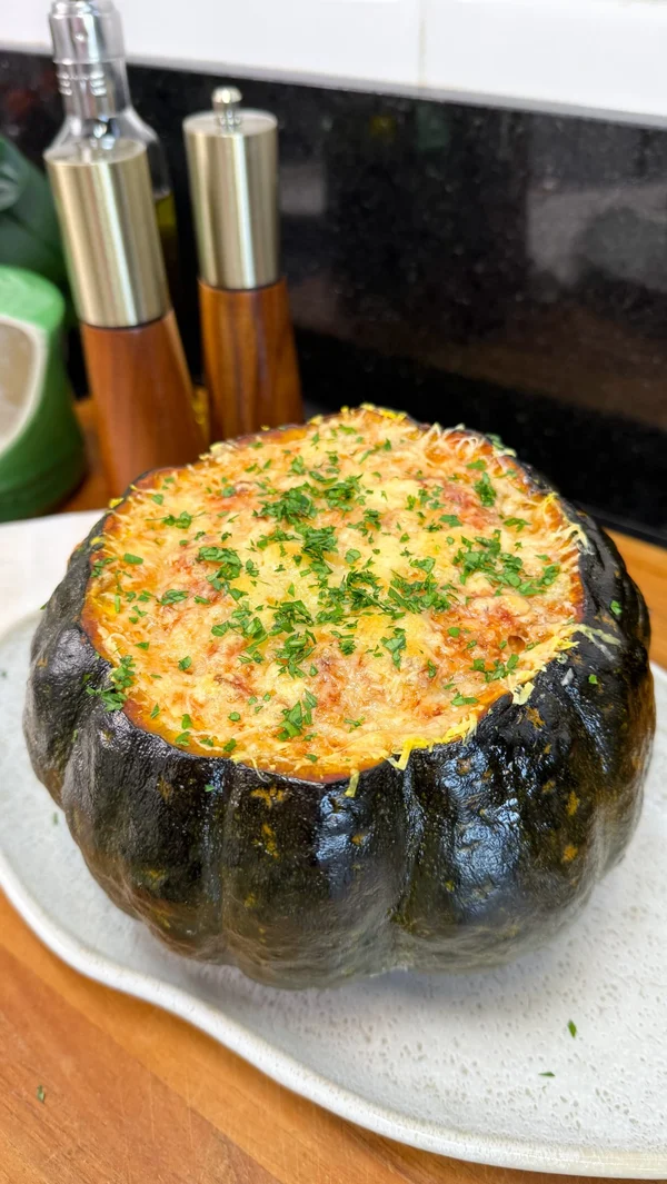 Abóbora com carne seca, receita de Tálita Kobs