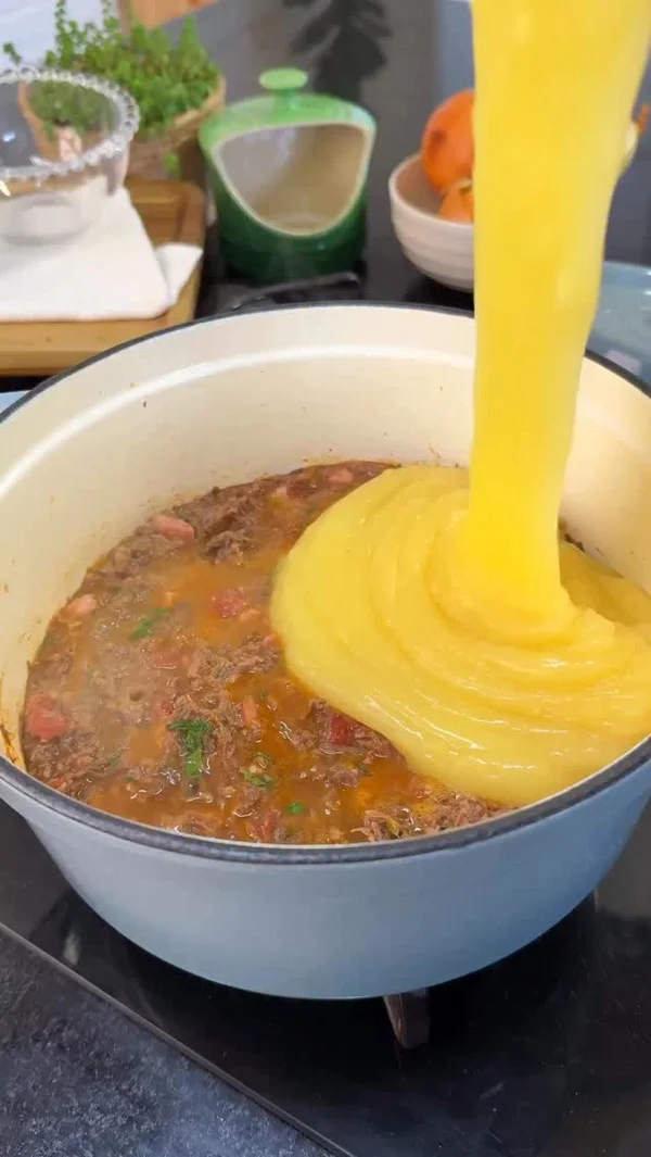 Caldo de mandioca, receita de Tálita Kobs